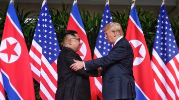 Kim-Jong-un y Donald Trump Kim-Jong-un y Donald Trump