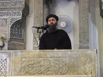 El líder del radical Estado Islámico, Abu Bakr al Bagdadi