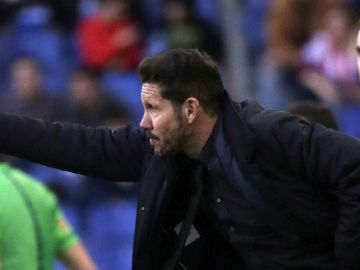 Simeone, entrenador del Atl&eacute;tico de Madrid