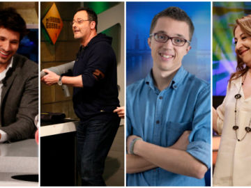 Andr&eacute;s Velencoso, Jean Reno, &Iacute;&ntilde;igo Errej&oacute;n y Carmen Machi en 'El Hormiguero 3.0'