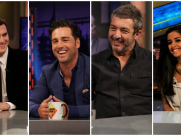 Albert Rivera, David Bustamante, Ricardo Dar&iacute;n e Inma Cuesta en 'El Hormiguero 3.0'