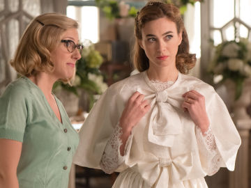 Rita y Clara, momentos antes de la boda