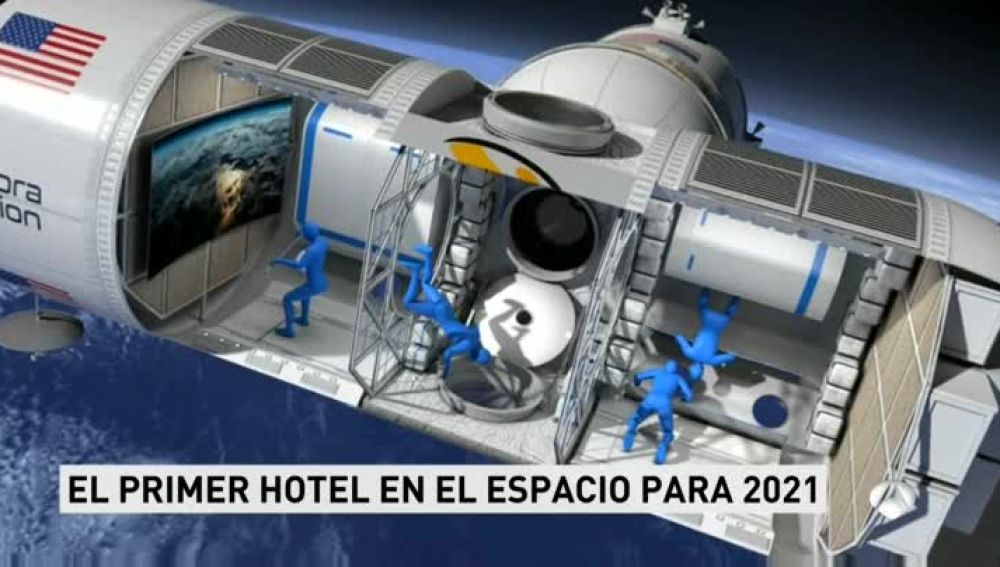 El primer hotel en el espacio llega en 2021