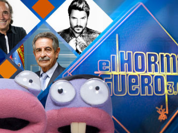 Jorge Fern&aacute;ndez, Joan Manuel Serrat, Miguel &Aacute;ngel Revilla y Dani Mart&iacute;n, en 'El hormiguero 3.0'