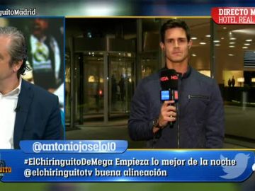 Edu Aguirre, en el hotel del Real Madrid en M&uuml;nich