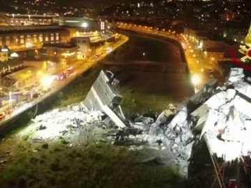 Noticias de la Mañana (16-08-18) Temor en Génova a que uno de los pilares aún en pie en el puente Morandi pueda derrumbarse