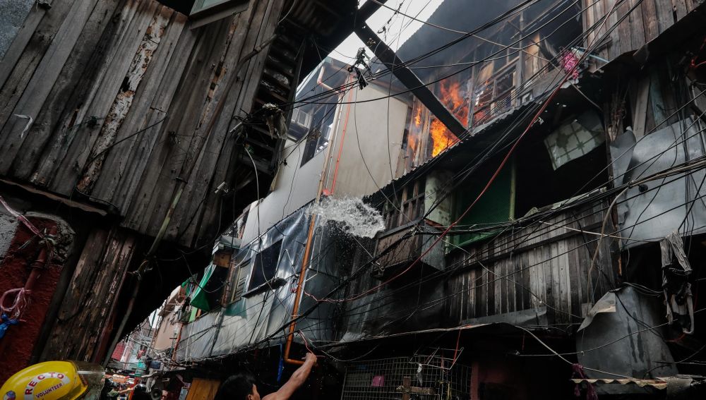 Incendio en Manila