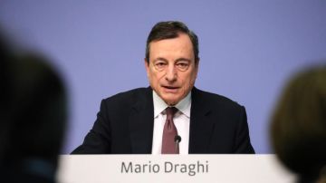 El presidente del BCE, Mario Draghi El presidente del BCE, Mario Draghi