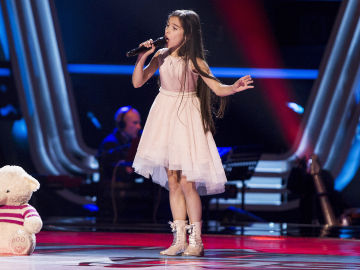 Melani, ganadora de ‘La Voz Kids’, canta Nessun Dorma en las Audiciones a ciegas
