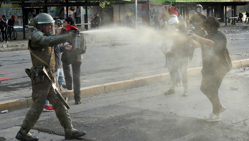 Disturbios Chile 