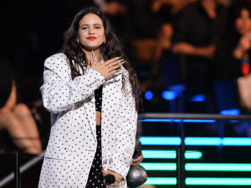 Rosalía durante los MTV EMAs 2019 