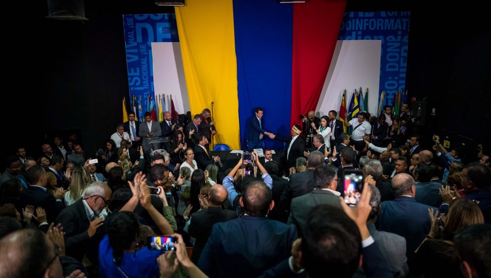 El presidente de la Asamblea Nacional, Juan Guaidó 