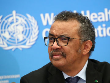 Tedros Adhanom, director general de la Organización Mundial de la Salud (OMS)