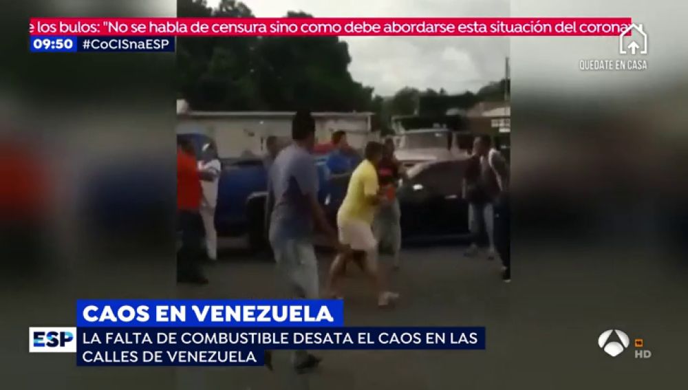 La falta de combustible desata el caos en las calles Venezuela