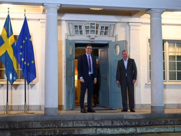 Pedro Sánchez se reúne con el primer ministro sueco, Stefan Löfven