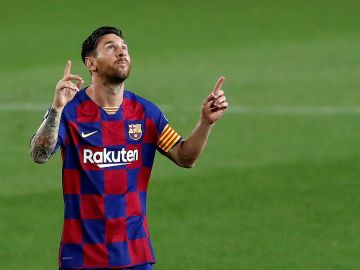 Leo Messi, en un partido del Barcelona