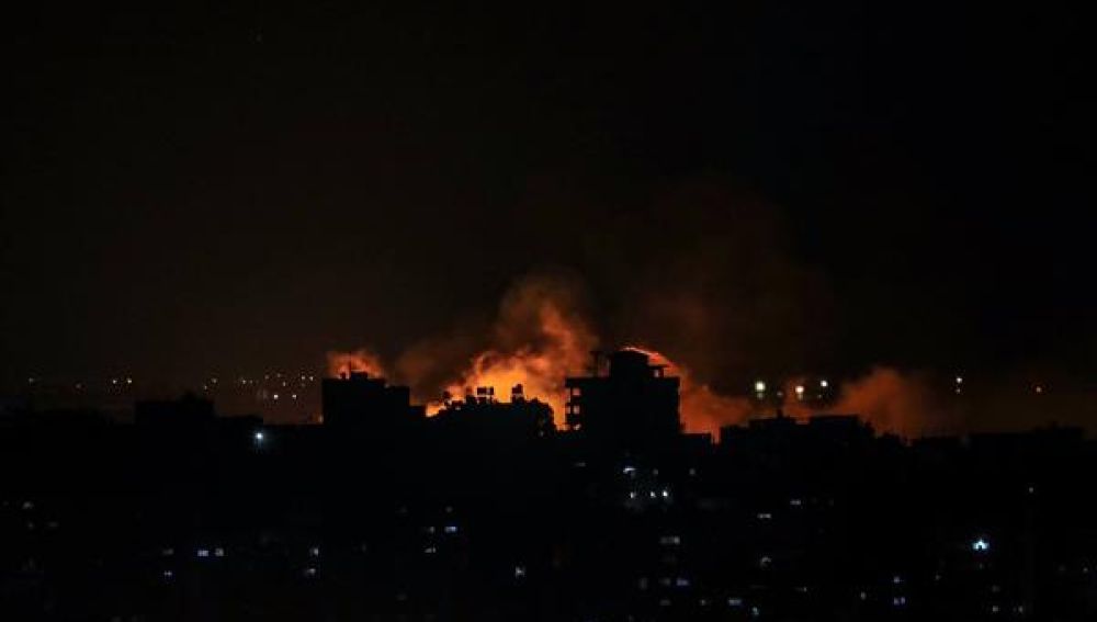 Bombardeos israelíes sobre la franja de Gaza