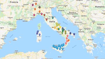 Consulta el mapa de casa a 1 euros que puedes comprar en Italia