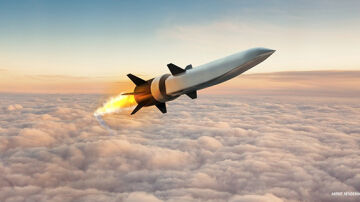 Imagen del misil hipersónico creado por Estados Unidos