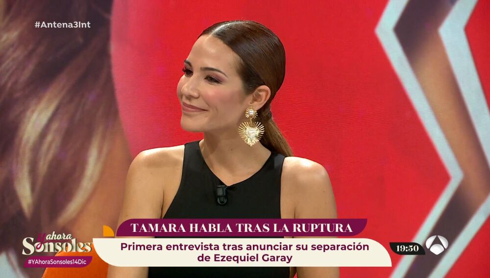 Tamara Gorro, tras su ruptura con Ezequiel Garay en 'Y ahora Sonsoles': "Es mentira que haya terceras personas"