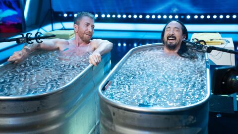 Pablo Motos y Steve Aoki