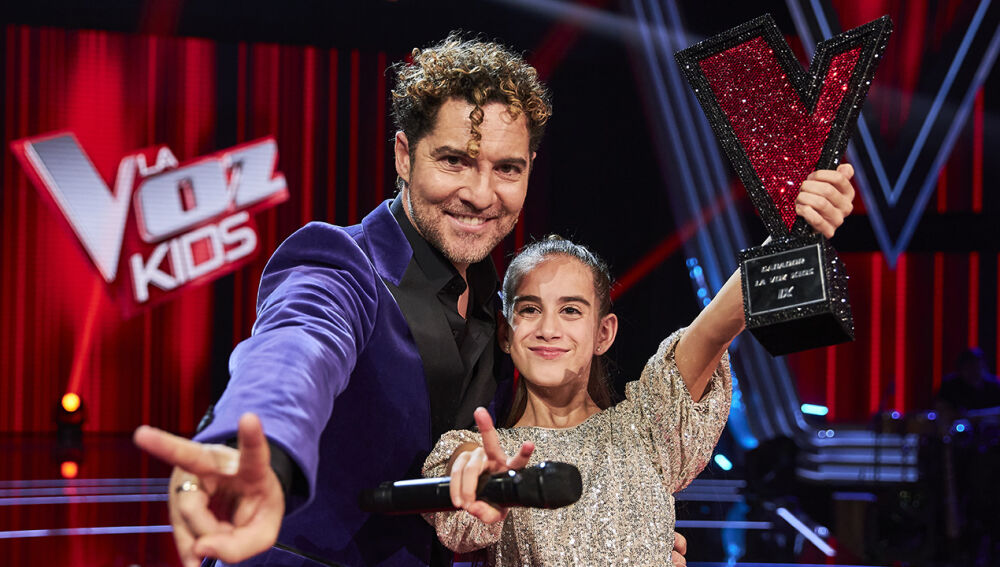 Alira Moya gana La Voz Kids 2024 en el equipo de David Bisbal