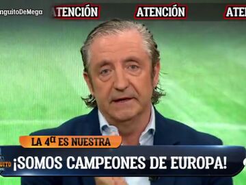 'El Chiringuito' celebra la victoria de España en la Eurocopa por todo lo alto 