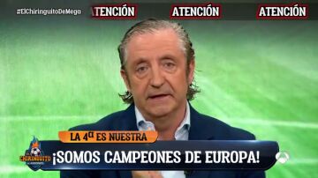 'El Chiringuito' celebra la victoria de España en la Eurocopa por todo lo alto 