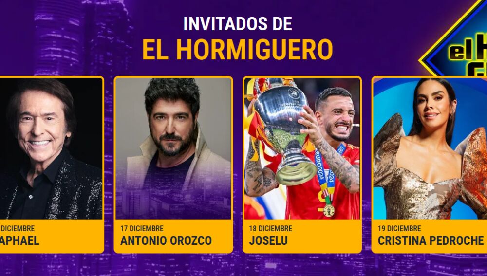 Invitados a El Hormiguero