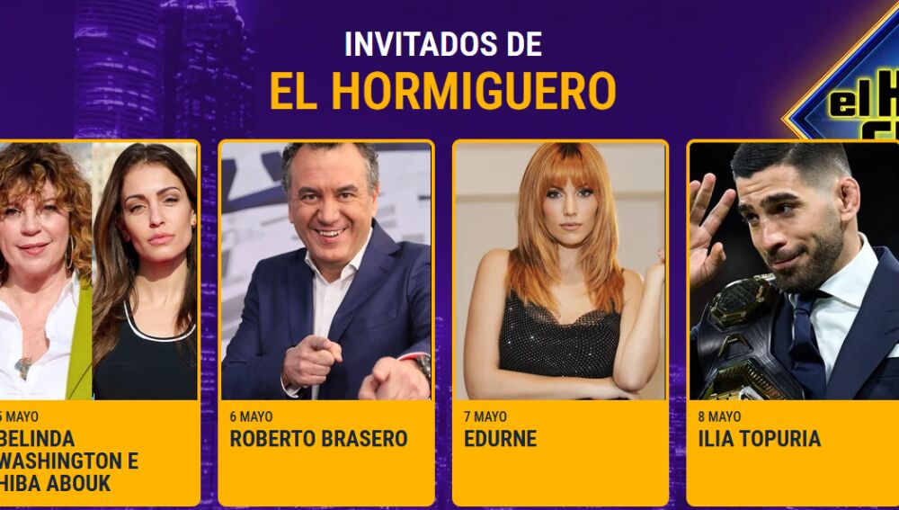 Invitados de 'El Hormiguero'
