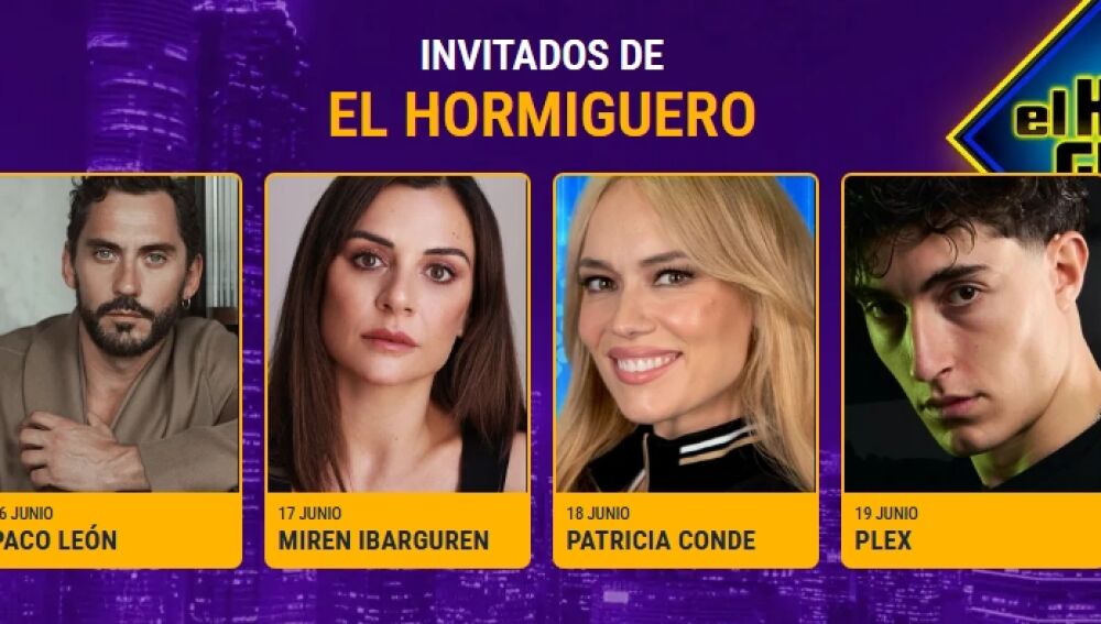 Paco León, Miren Ibarguren, Patricia Conde y Plex en 'El Hormiguero' 