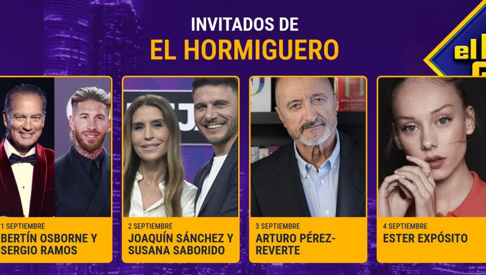 Invitados de 'El Hormiguero'