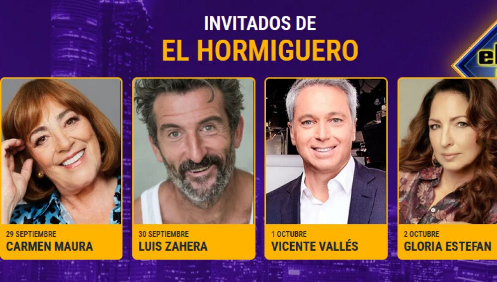 Invitados de 'El Hormiguero'