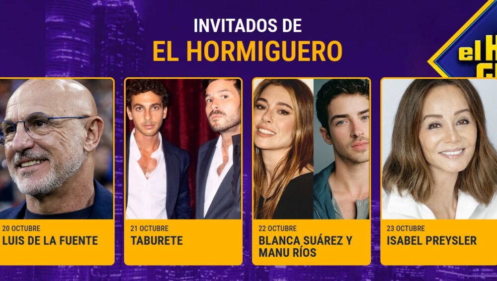Invitados de 'El Hormiguero'