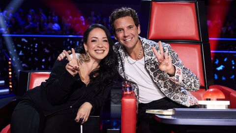 Carla Morrison y Mika, en La Voz 2025 Carla Morrison y Mika, en La Voz 2025