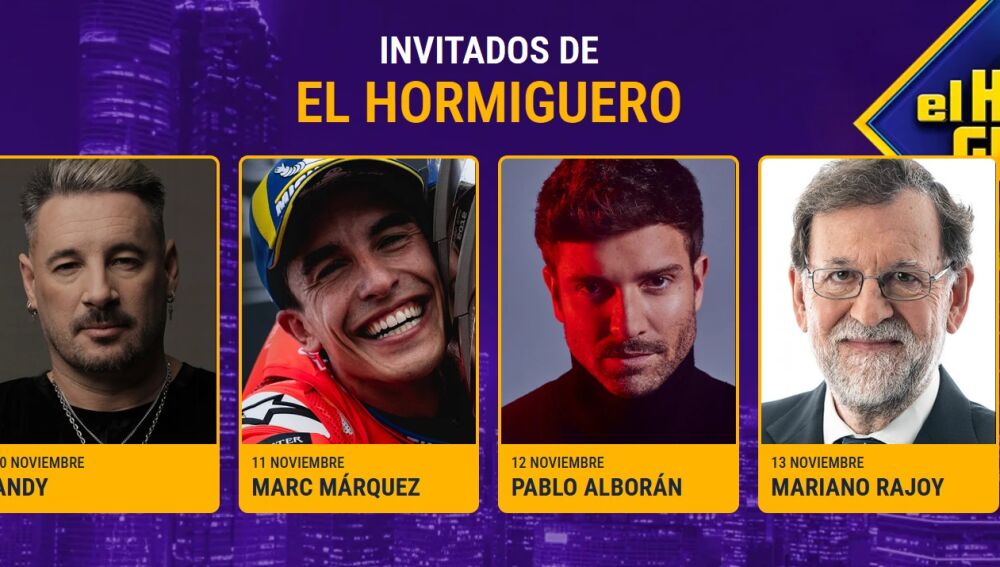 Invitados de 'El Hormiguero'