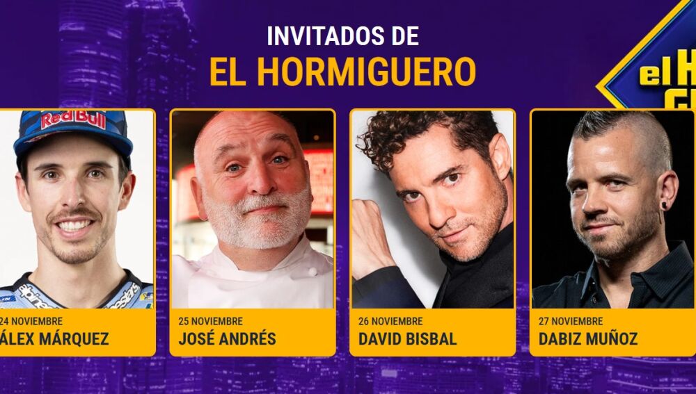 Invitados de 'El Hormiguero'