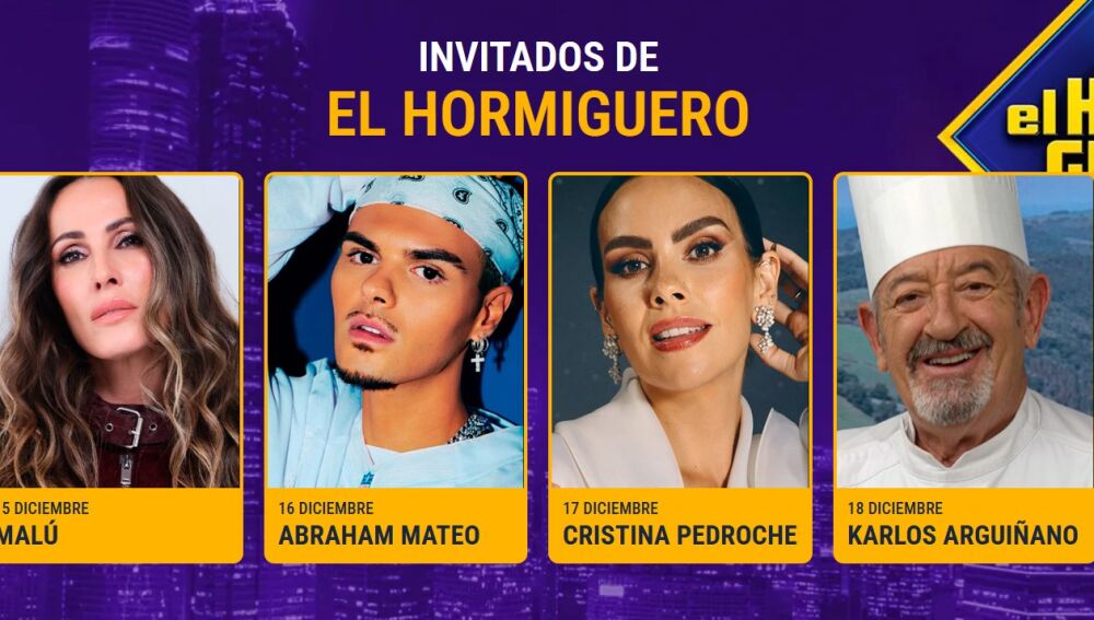 Invitados de 'El Hormiguero'