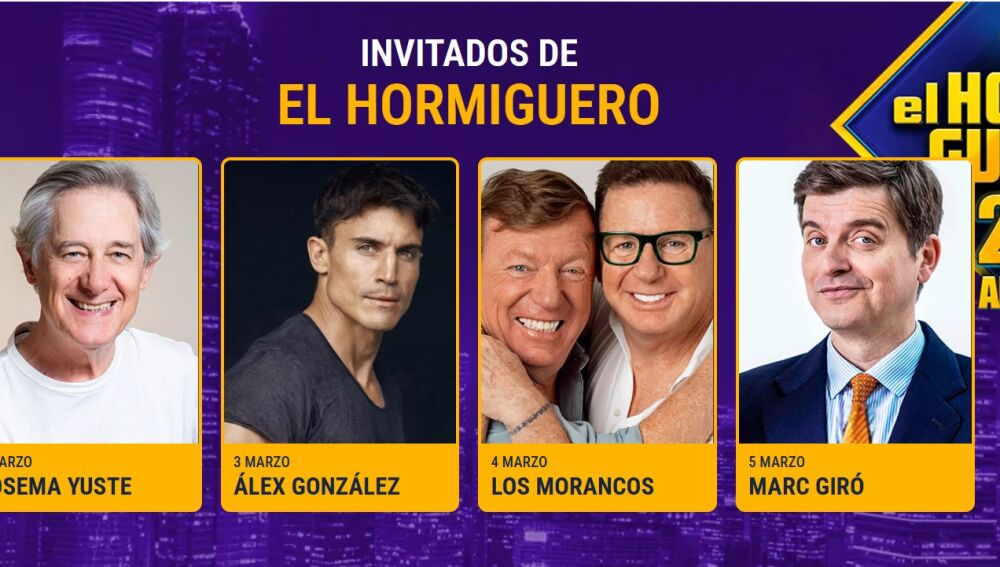 Invitados de El Hormiguero