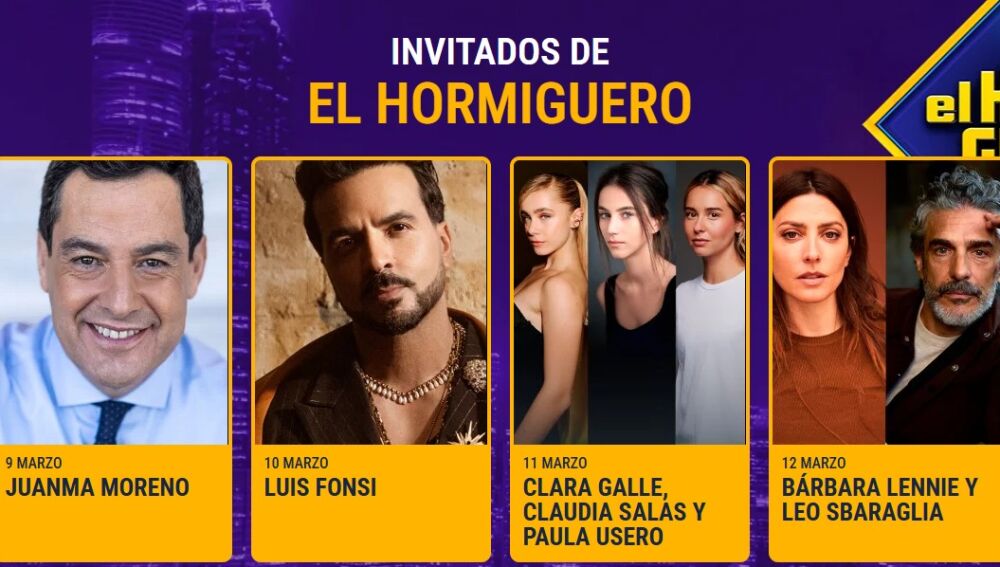 Invitados de El Hormiguero