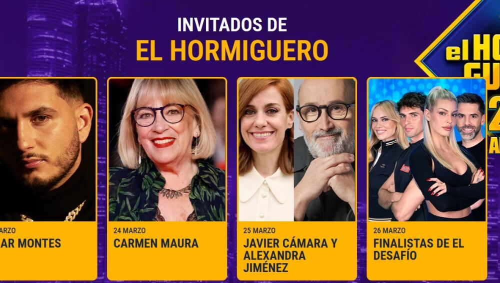 Invitados de 'El Hormiguero'