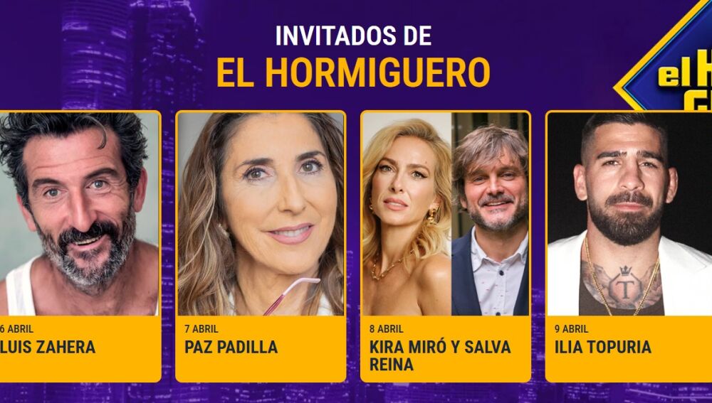 Invitados de 'El Hormiguero'