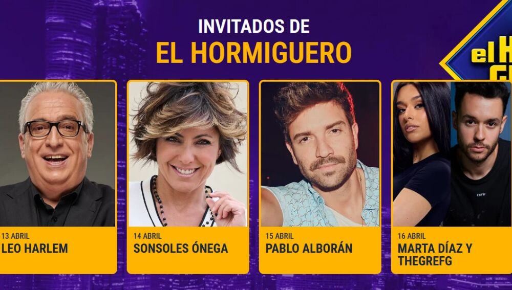 Invitados de El Hormiguero