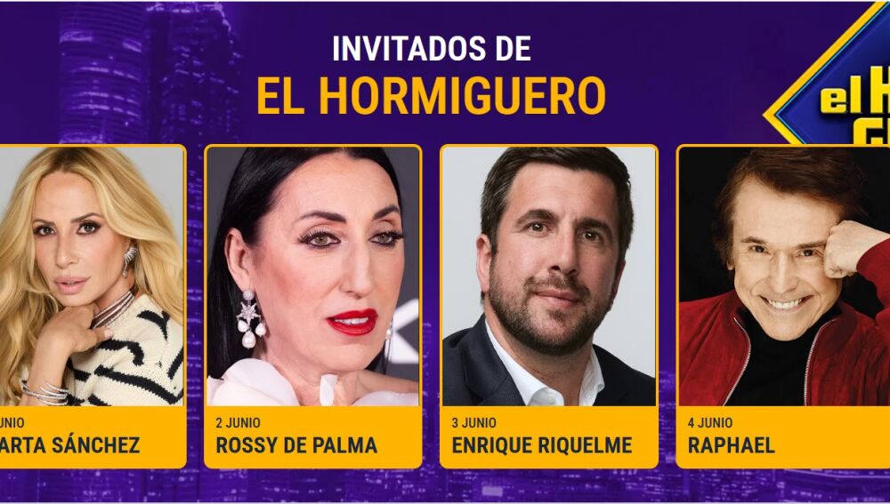 Invitados de 'El Hormiguero'