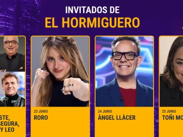 INVITADOS DEL 22 AL 25 DE JUNIO INVITADOS DEL 22 AL 25 DE JUNIO