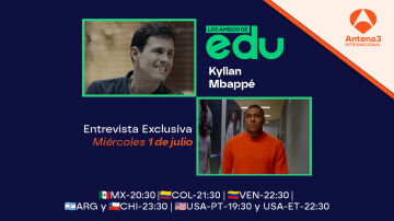 Especial entrevista exclusiva a Kylian Mbappé, el miércoles 1 de julio en Antena 3 Internacional