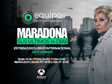 Programa especial de 'Equipo de investigación' sobre Maradona Programa especial de 'Equipo de investigación' sobre Maradona