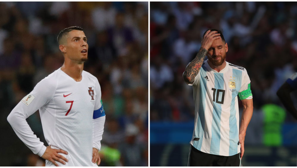 Cristiano y Messi, fuera del Mundial
