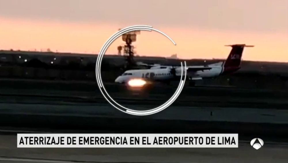 Un fallo en el tren de aterrizaje pone en peligro un avión en Perú