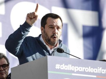 El ministro del Interior italiano, Matteo Salvini